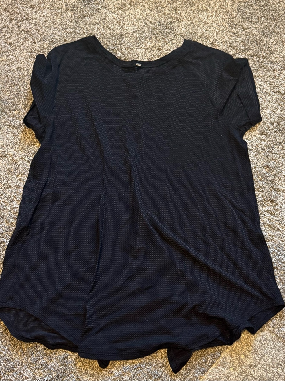 lululemon athletica Black Short Sleeve Performance Tee
